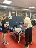 Udeleženci projekta Erasmus+ SWAN med izvajanjem vadbe
